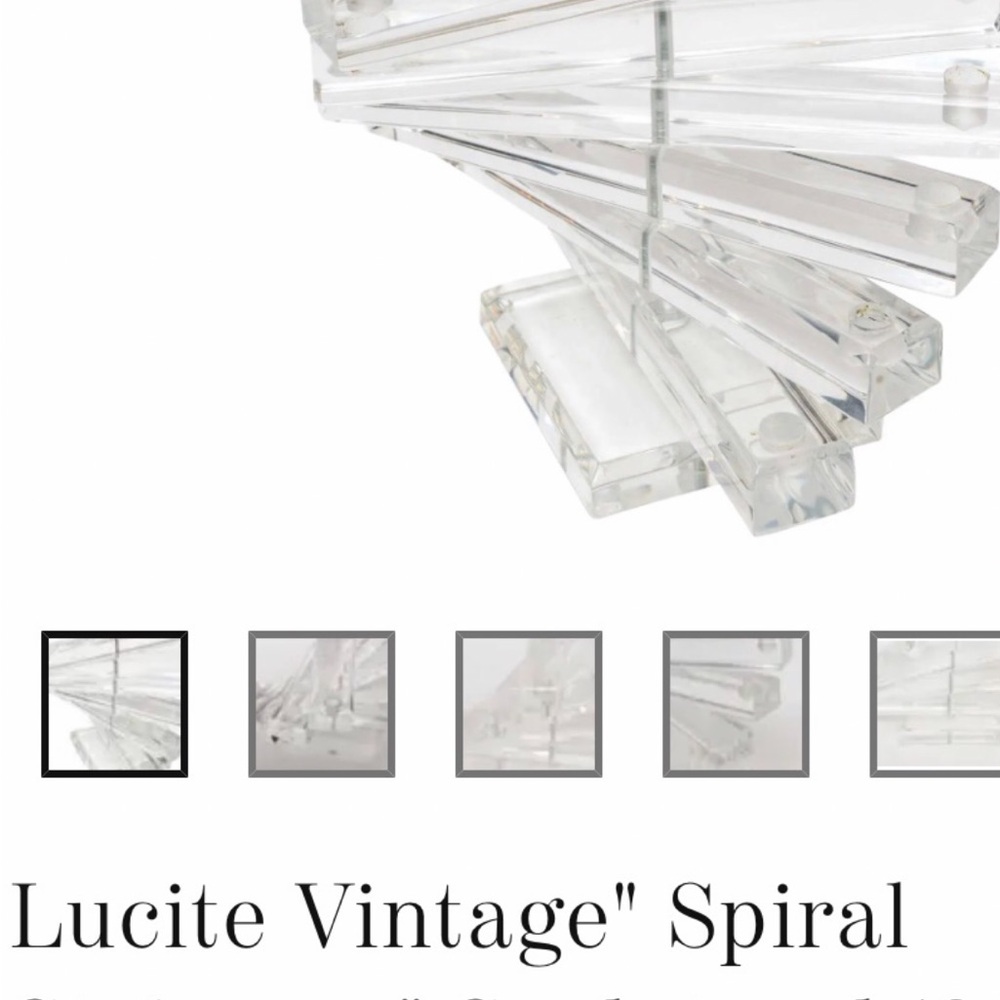 Vintage mid century Candelabra, great condition. Including all lucite candles. - Picture 2 of 5